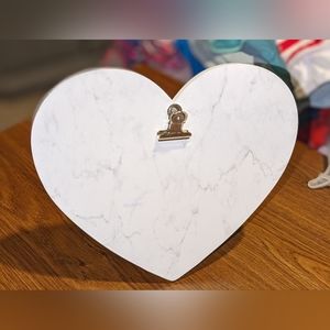 White/Marble Finish Picture Frame NEW